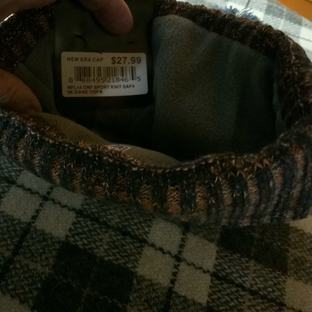 New Era Chicago Bears Knit Hat - Navy, Orange, White - Picture 6 of 7